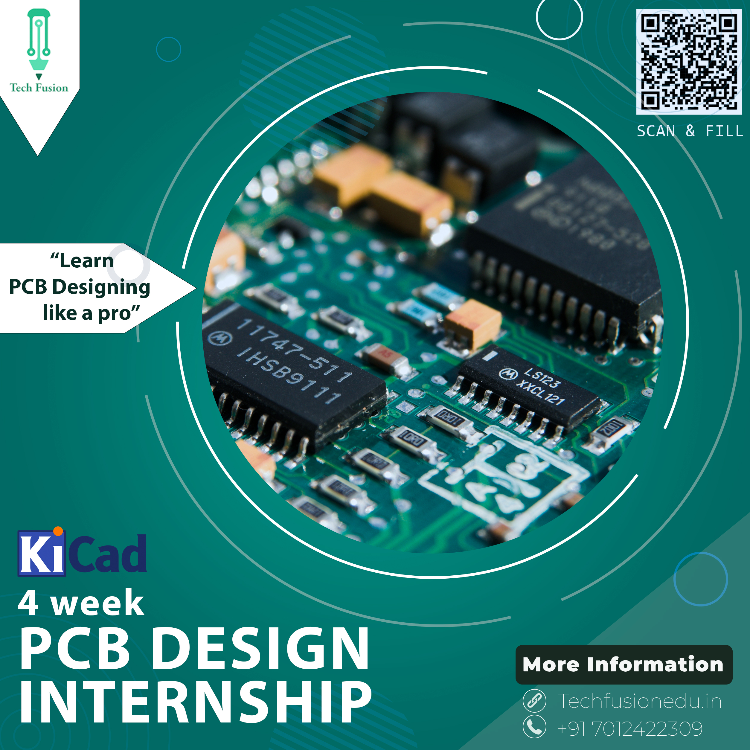PCB Design Internship poster